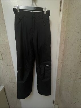 Black Waterproof Ski Pants